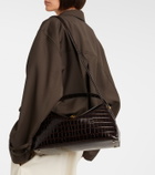 Toteme T-Lock croc-effect leather tote bag