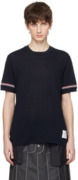 Thom Browne Navy Striped T-Shirt