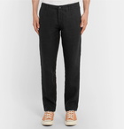 NN07 - Simon Tapered Linen Trousers - Men - Black