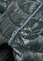 Herno Quilted Glossed Shell Gilet Blue