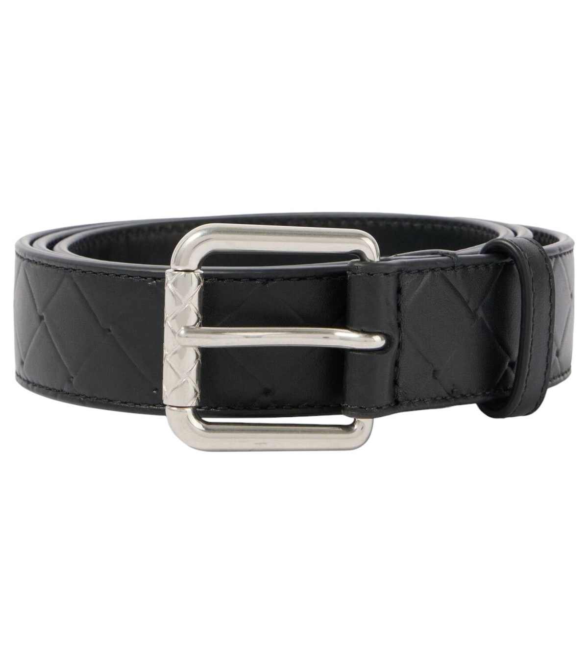 Bottega Veneta Black Snake Belt Bottega Veneta