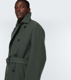 The Row - Double-breasted wool trench coat