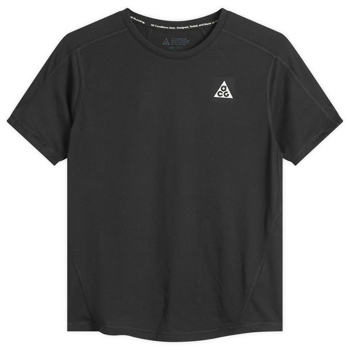 Photo: Nike Women's ACG Trail Short Sleeve T-Shirt in Black