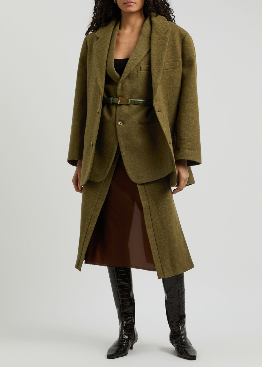 Bettter Andes Wool Blazer Khaki