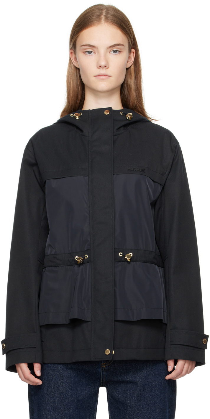 MACKAGE Navy Kaori-Lvs Hybrid Jacket