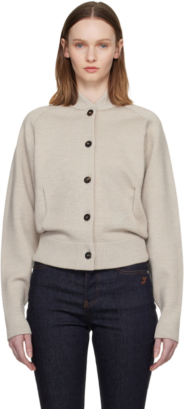 Photo: JACQUEMUS Beige 'The Lavande' Cardigan