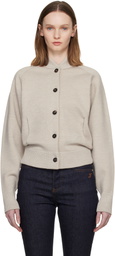 JACQUEMUS Beige 'The Lavande' Cardigan
