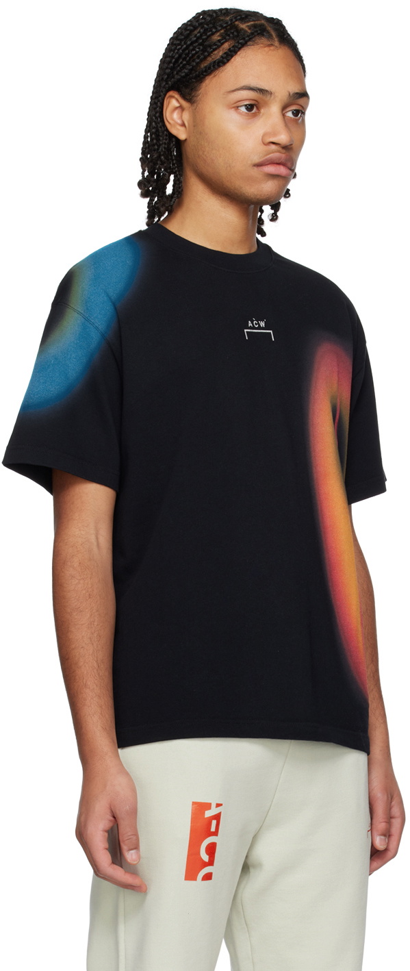 ★A-COLD-WALL★ Graphic Frame Logo Short Sleeve T-Shirt Blac A-COLD-WALL* logo-print Cotton T-shirt | Black | FARFETCH CA