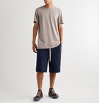 Rick Owens - Karloff Cotton-Jersey Drawstring Shorts - Blue