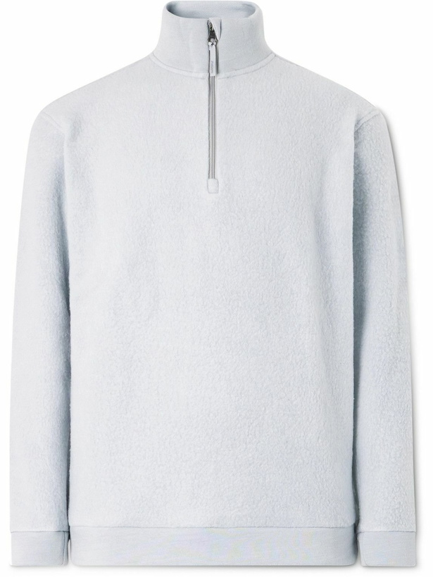 Photo: Houdini - Alto Woolly Treemerino™ Fleece Half-Zip Base Layer - Blue
