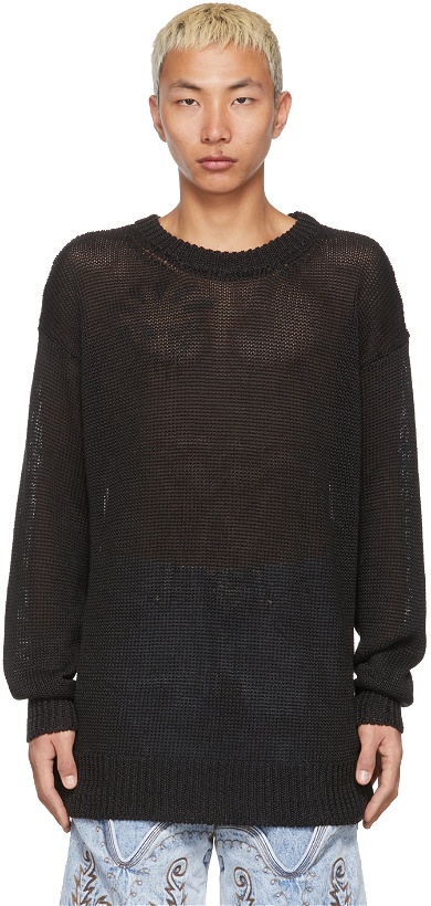 Photo: Y/Project Black Knit 'Henry The 8th' Sweater