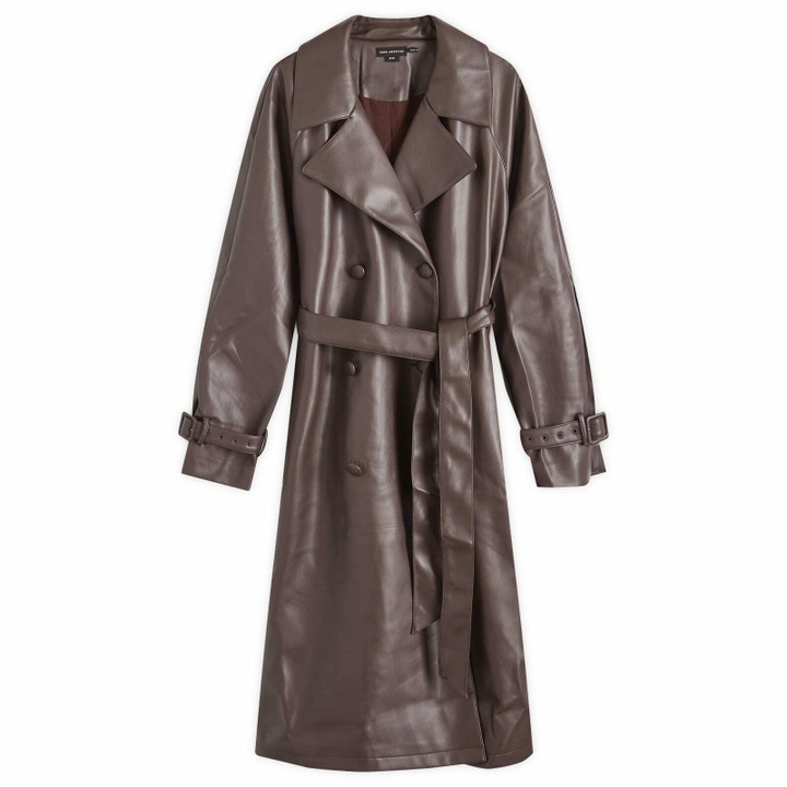 Photo: Good American Women's Uniform Trench Coat in Bark