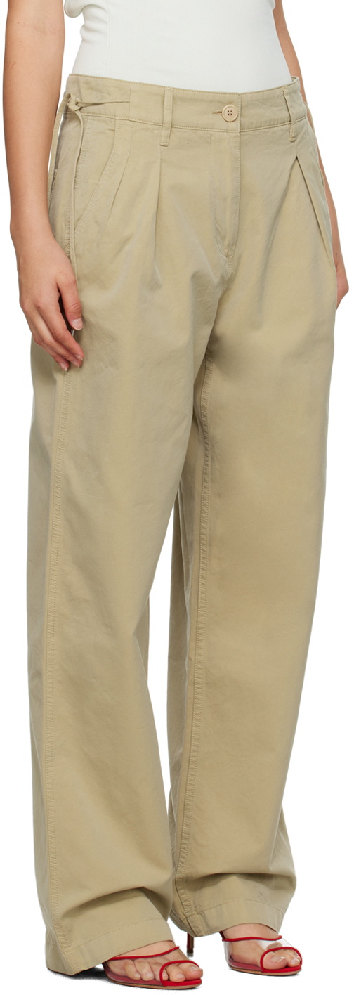 Saks Potts Beige Johan Trousers