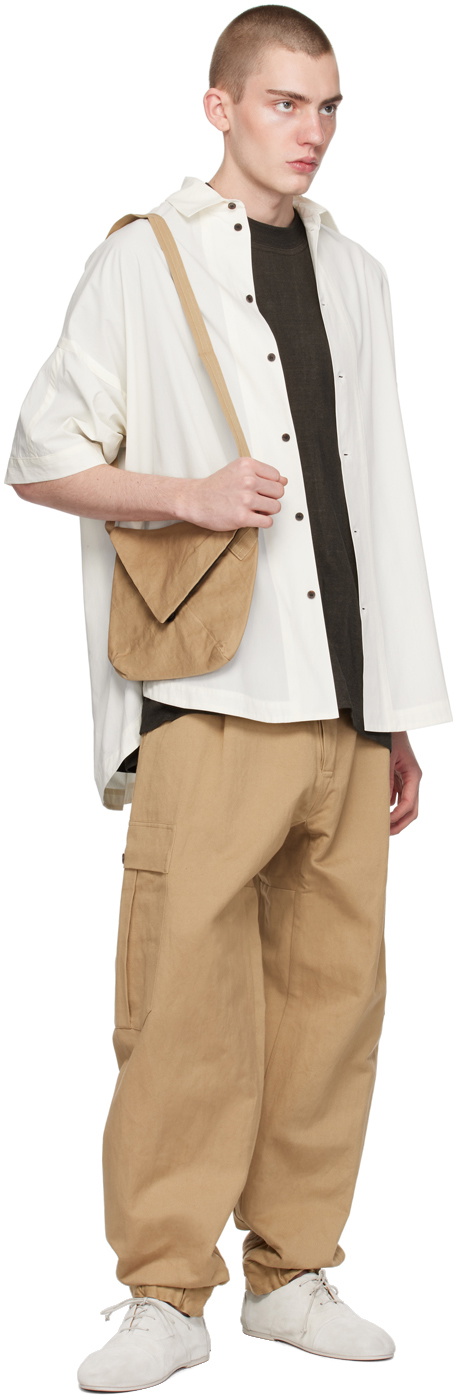 Jan-Jan Van Essche Beige Cotton Washi Bag