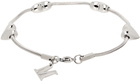 Marland Backus Silver Heart Strings Bracelet