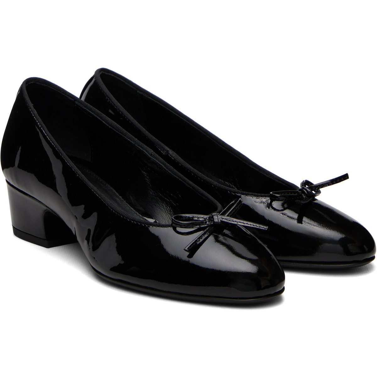 Sandy Liang Black Ballet Pump 40 Heels