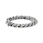 Emanuele Bicocchi Silver Flat Curb Chain Bracelet