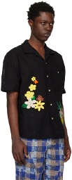 Andersson Bell Black Floral Shirt