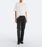 The Row Soft ruched leather loafers