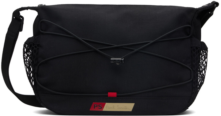 Photo: PS by Paul Smith Black Nylon Utilitarian Crossbody Bag