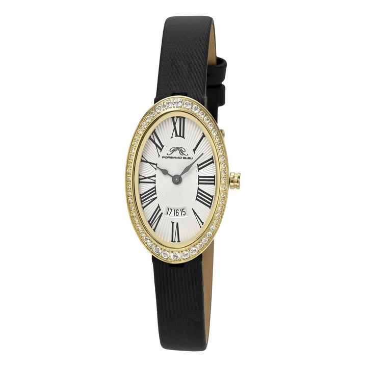 Photo: Porsamo Bleu Eloise Quartz White Dial Topaz Ladies Watch 1351BELL