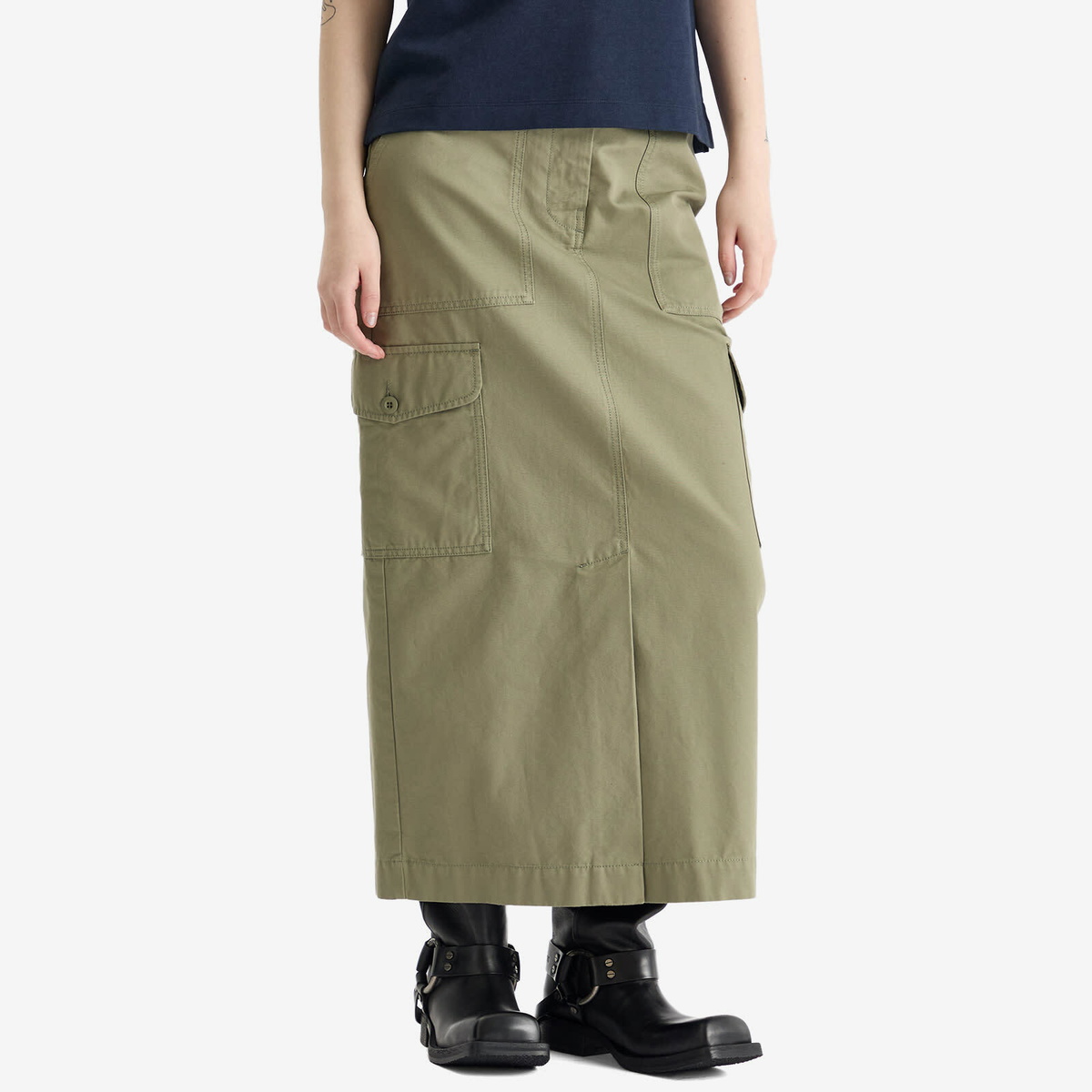 Weekend by Max Mara Women's Calais Cargo Skirt in Sage Green