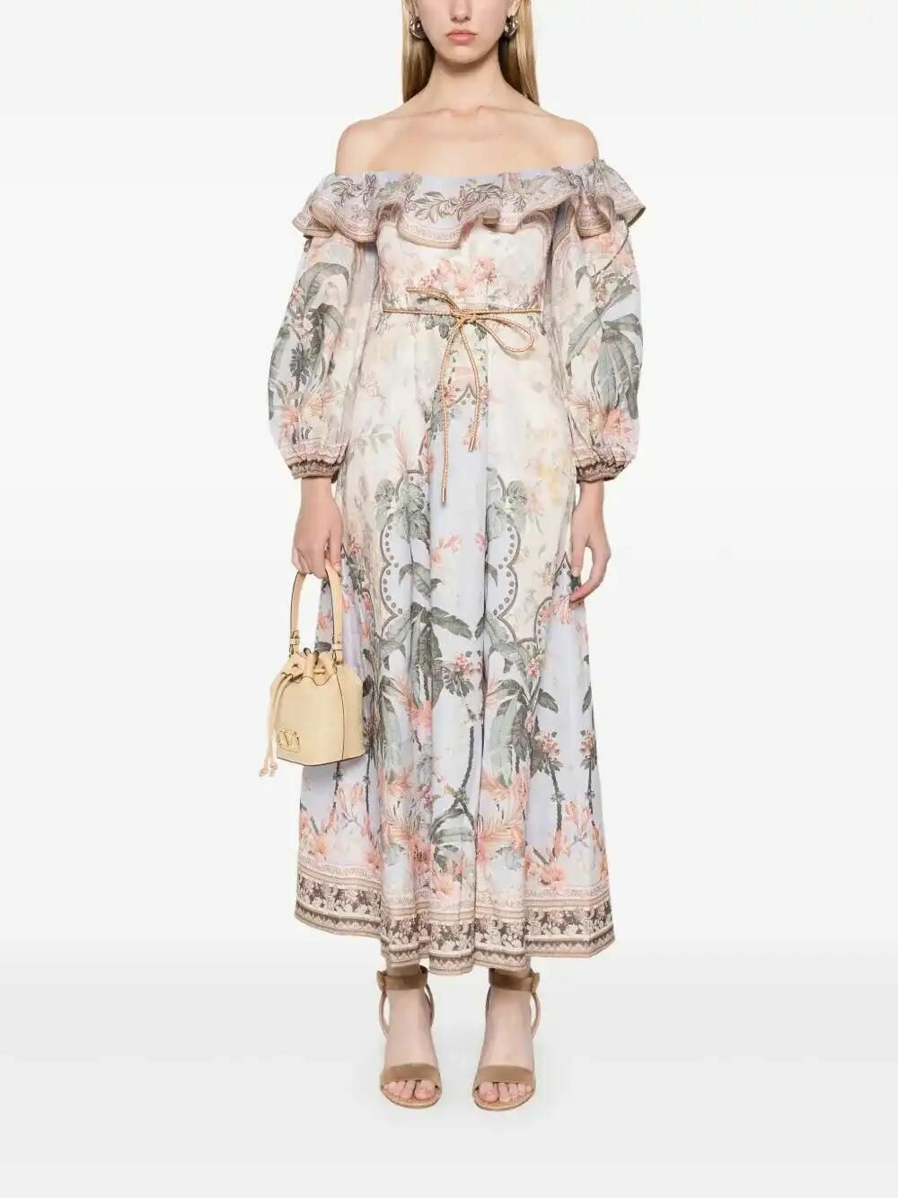 ZIMMERMANN Wylie Midi Dress Zimmermann