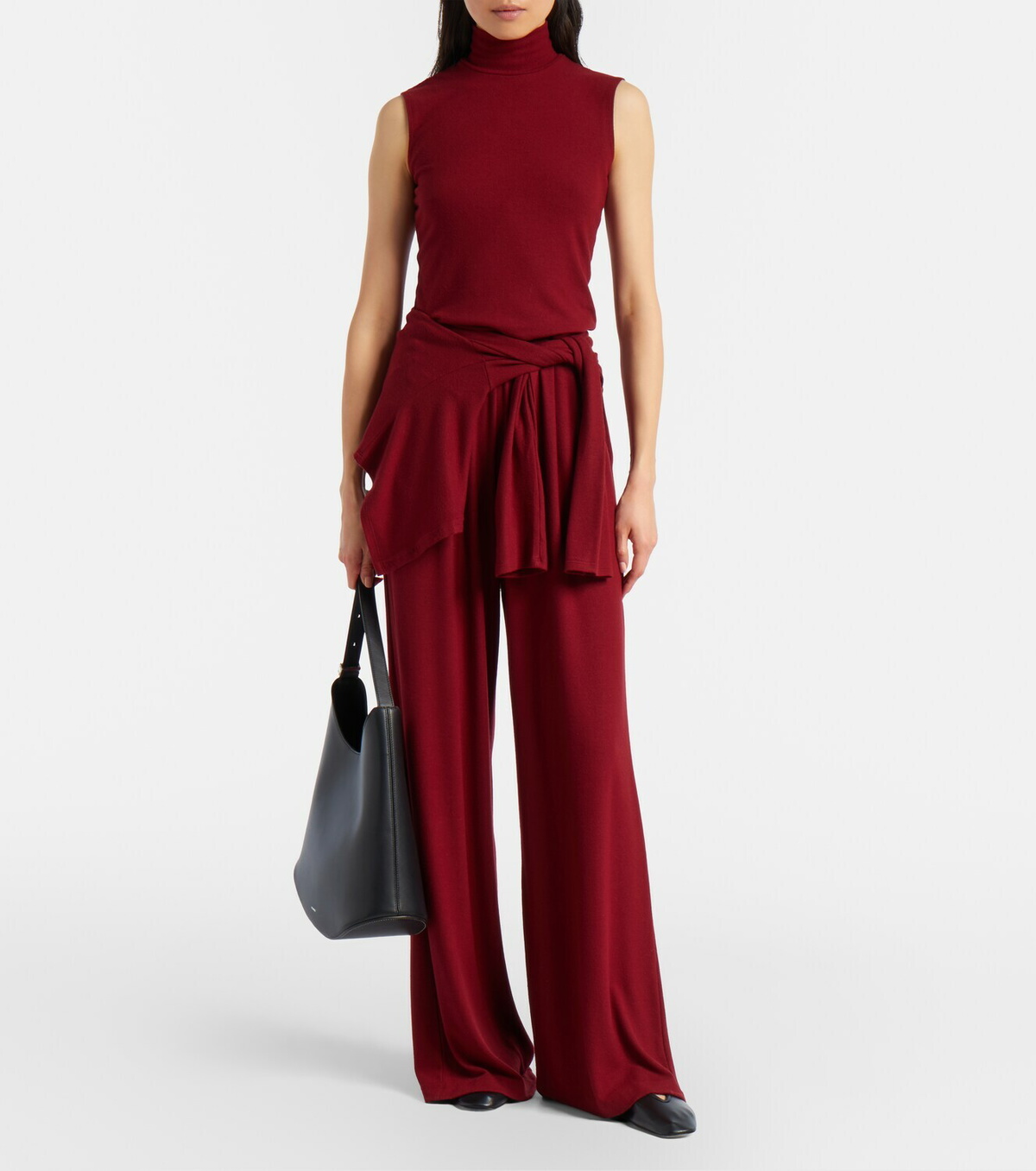 Leset Lauren turtleneck jersey top