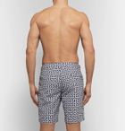 Orlebar Brown - Dane Slim-Fit Long-Length Printed Swim Shorts - Blue