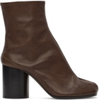 Maison Margiela Brown Camel Tabi Boots