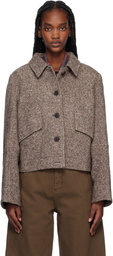 Henrik Vibskov Taupe Dusk Wool Blazer