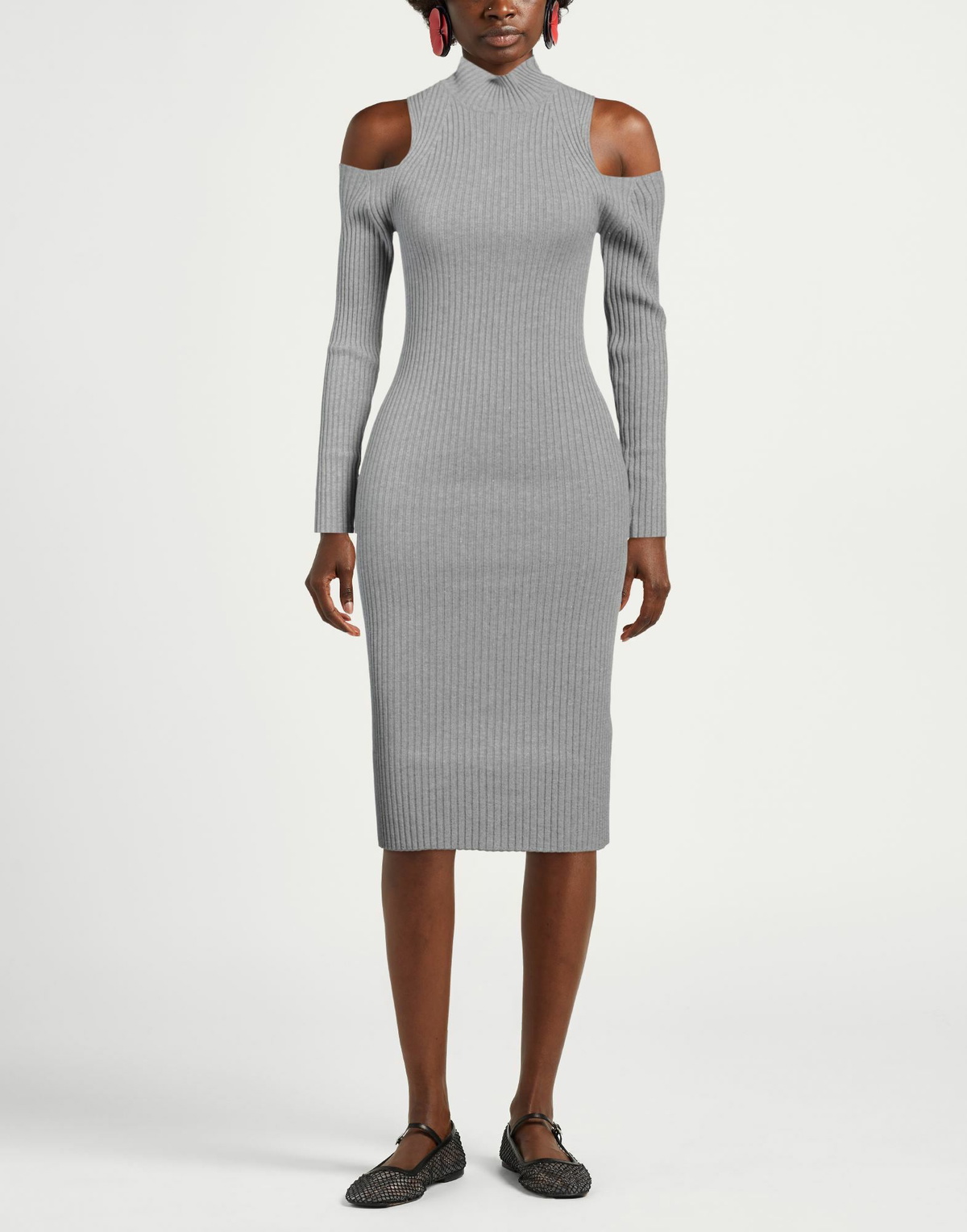 Peserico Womens Midi dress Light in Grey