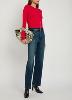 Good American Stretch-cotton T-shirt Red
