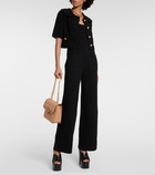 Gucci Crochet cotton-blend jumpsuit