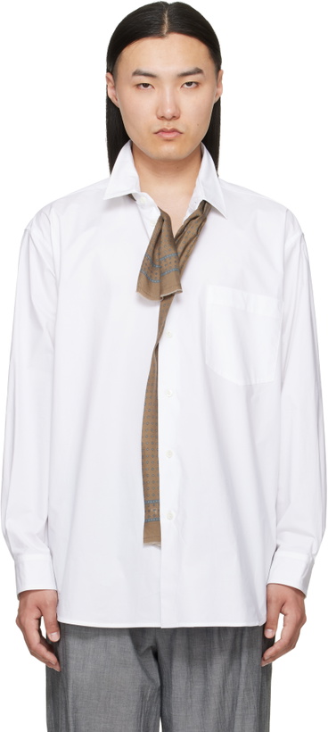 Photo: Magliano White Crispy Penna Long Sleeve Shirt