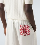 Dolce&Gabbana Majolica silk twill jacquard Bermuda shorts