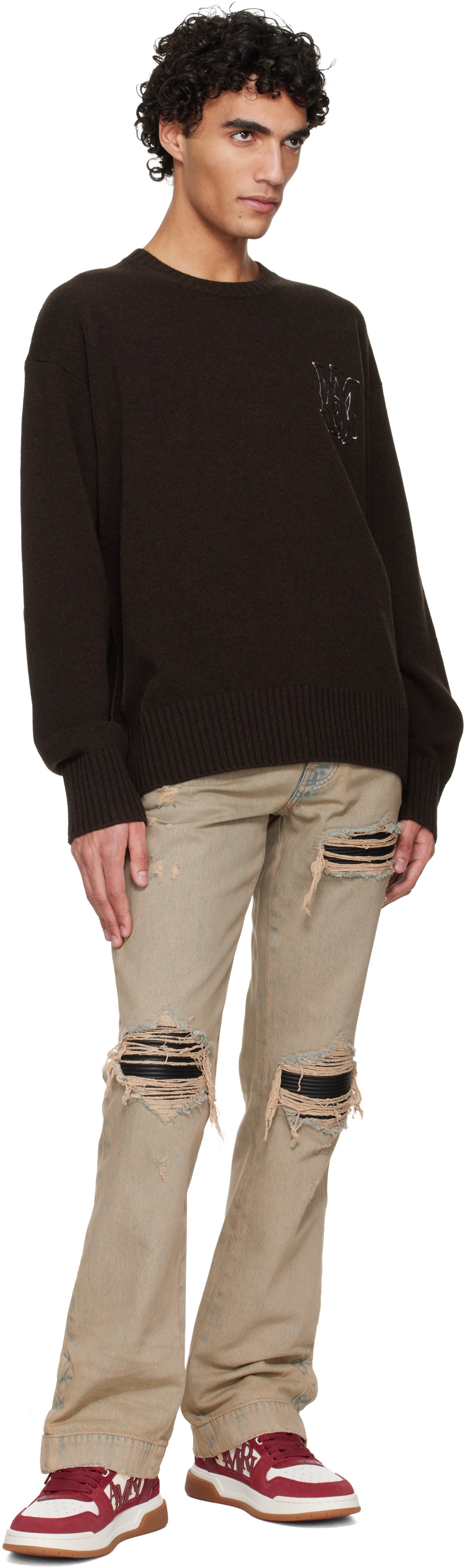 AMIRI Brown MA Sweater