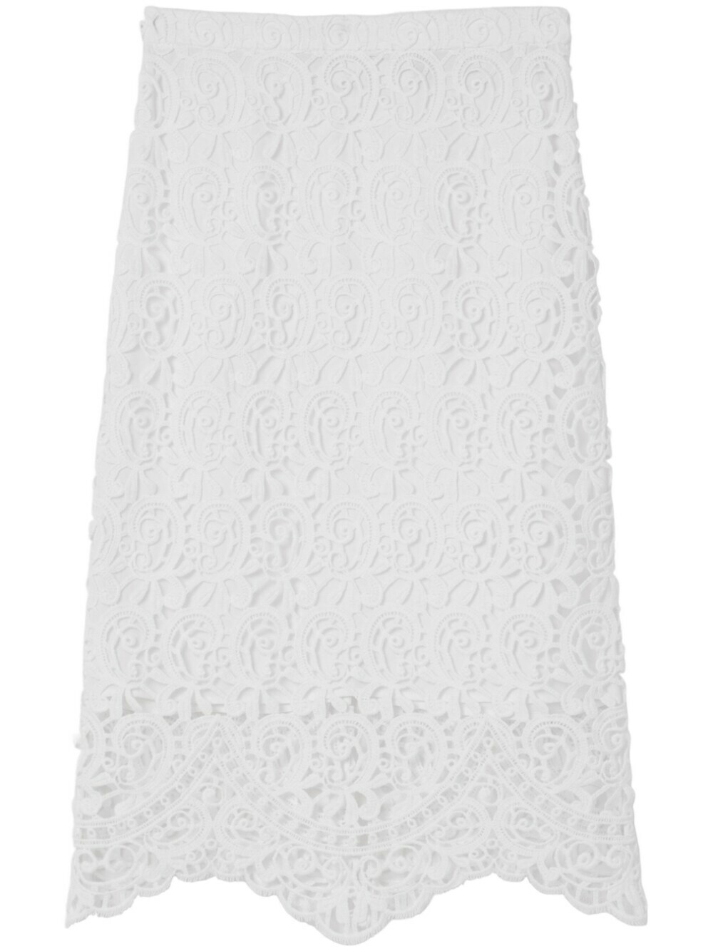 BURBERRY - Lace Midi Skirt Burberry