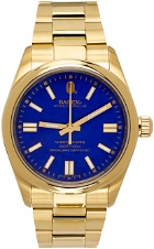 BAPE Gold & Blue Type 7 Watch
