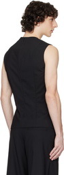 032c Black '032c Office Attire' Cropped Suit Top