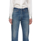 Chimala Blue Narrow Tapered Cut Selvedge Jeans
