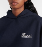 Gucci Logo cotton jersey hoodie