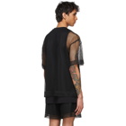 Dries Van Noten Black Mesh T-Shirt