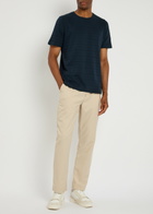 Oliver Spencer Conduit Striped Knit T-shirt Navy