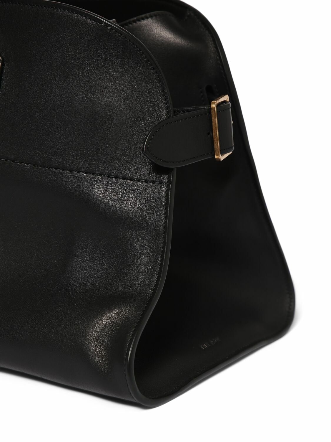 THE ROW E/w Margaux Leather Top Handle Bag The Row