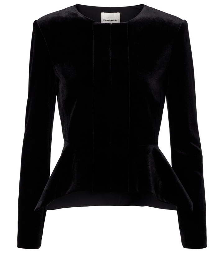 Photo: Roland Mouret Peplum velvet jacket