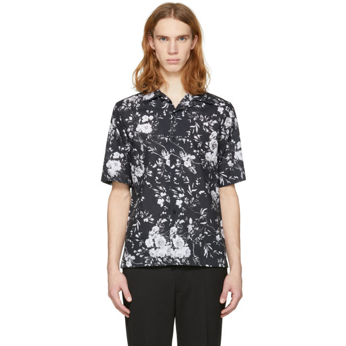 Photo: McQ Alexander McQueen Black Floral Billy Shirt 