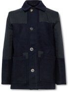 Private White V.C. - Twill-Trimmed Wool Jacket - Blue