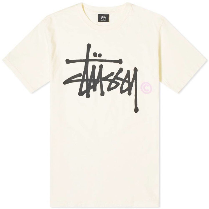 Photo: Stussy Basic Logo Pigment Dyed Tee