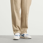 Diadora Men's Prestige  Sneaker in White/Blue Shadow